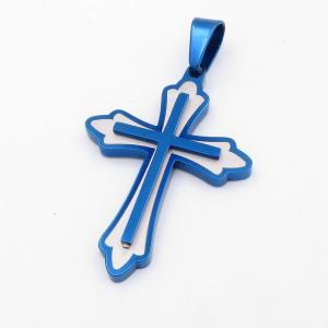 Stainless Steel Cross Pendant - KP116639-HR