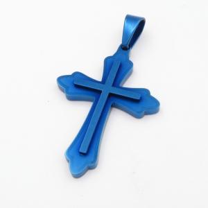 Stainless Steel Cross Pendant - KP116640-HR