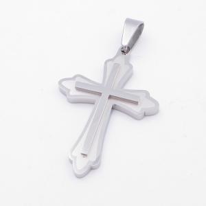 Stainless Steel Cross Pendant - KP116643-HR