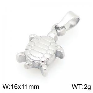 Fashionable ocean style stainless steel turtle pendant - KP116686-Z