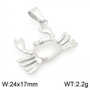 Fashionable ocean style stainless steel crab pendant - KP116694-Z