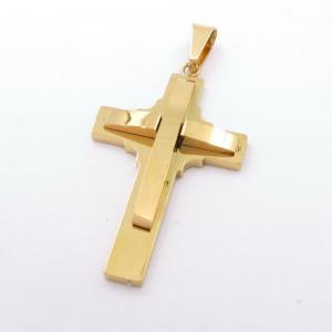 Stainless Steel Cross Pendant - KP116737-LE