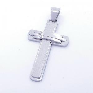 Stainless Steel Cross Pendant - KP116739-LE