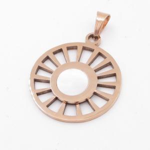 SS Rose Gold-plating Pendant - KP116846-ZY