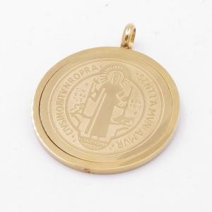 Stainless Steel Gold-plating Pendant - KP116943-ZY