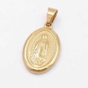 Stainless Steel Gold-plating Pendant - KP116948-ZY