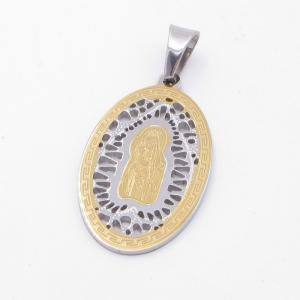 Stainless Steel Gold-plating Pendant - KP116955-ZY