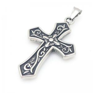 Stainless Steel Cross Pendant - KP117032-LU