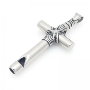 Stainless Steel Cross Pendant - KP117035-LU