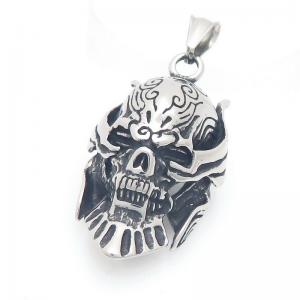 Stainless Skull Pendants - KP117053-LU