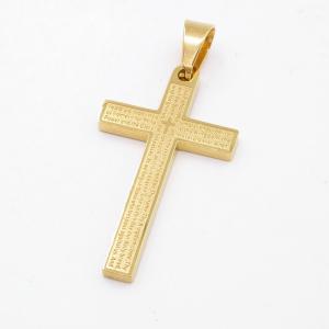 Stainless Steel Cross Pendant - KP117190-HR