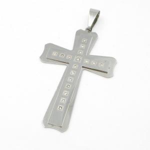 Stainless Steel Cross Pendant - KP117208-JG
