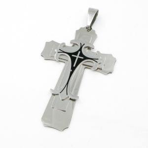 Stainless Steel Cross Pendant - KP117210-JG