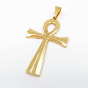 Stainless Steel Cross Pendant - KP117214-JG