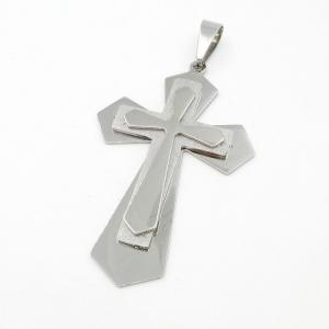 Stainless Steel Cross Pendant - KP117215-JG