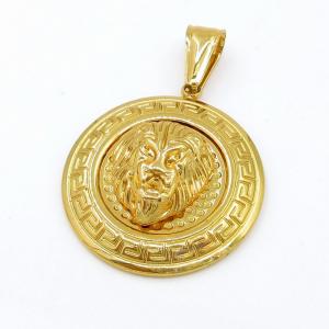 Stainless Steel Gold-plating Pendant - KP117221-JG