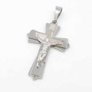 Stainless Steel Cross Pendant - KP117254-JG