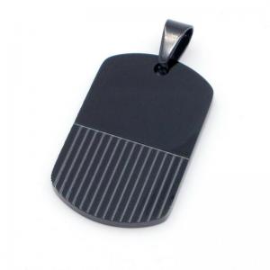 Stainless Steel Black-plating Pendant - KP117306-HR