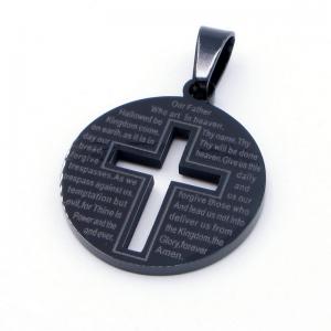 Stainless Steel Black-plating Pendant - KP117314-HR