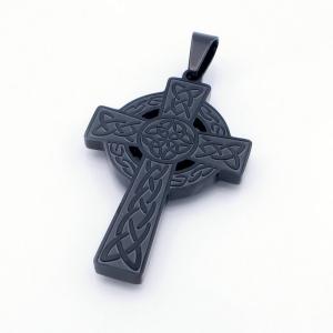 Stainless Steel Cross Pendant - KP117497-HR