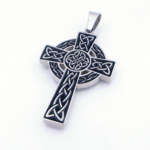 Stainless Steel Cross Pendant - KP117498-HR