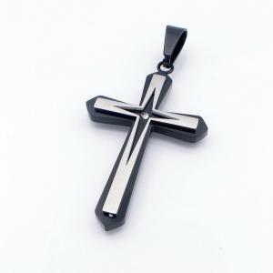 Stainless Steel Cross Pendant - KP117504-HR