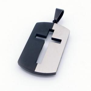 Stainless Steel Cross Pendant - KP117512-HR