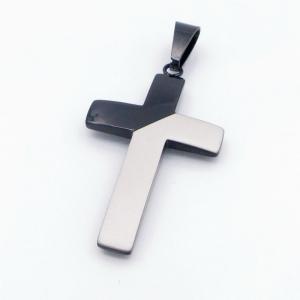 Stainless Steel Cross Pendant - KP117523-HR