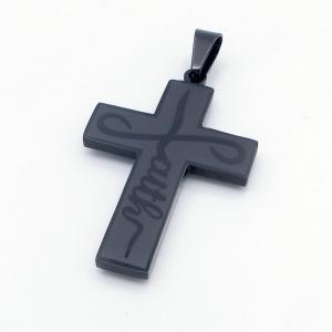 Stainless Steel Cross Pendant - KP117527-HR