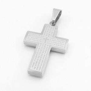 Stainless Steel Cross Pendant - KP117530-HR