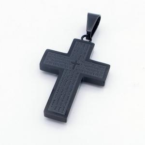 Stainless Steel Cross Pendant - KP117532-HR