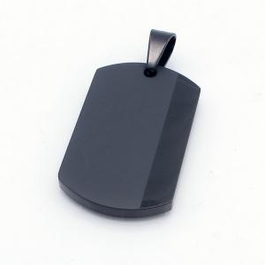 Stainless Steel Black-plating Pendant - KP117535-HR