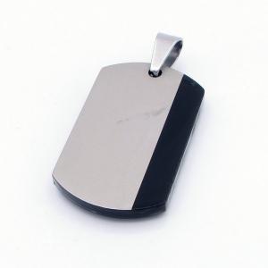 Stainless Steel Black-plating Pendant - KP117536-HR