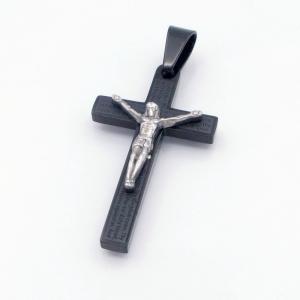 Stainless Steel Cross Pendant - KP117543-HR