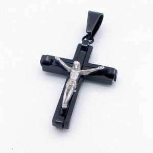 Stainless Steel Cross Pendant - KP117547-HR