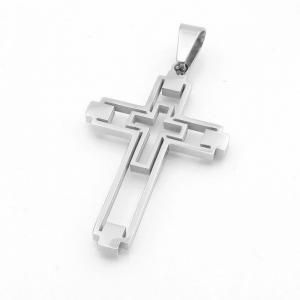 Stainless Steel Cross Pendant - KP117642-HR