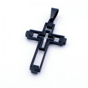 Stainless Steel Cross Pendant - KP117643-HR