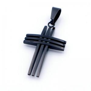 Stainless Steel Cross Pendant - KP117656-HR