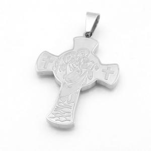 Stainless Steel Cross Pendant - KP117659-HR