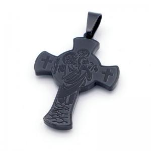 Stainless Steel Cross Pendant - KP117661-HR