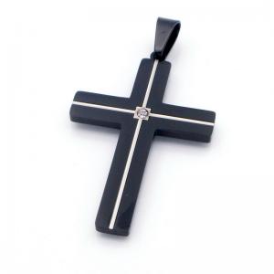 Stainless Steel Cross Pendant - KP117666-HR