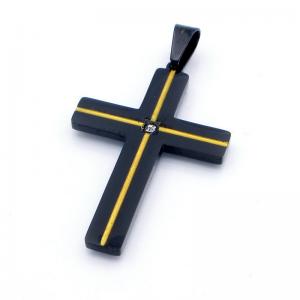 Stainless Steel Cross Pendant - KP117667-HR