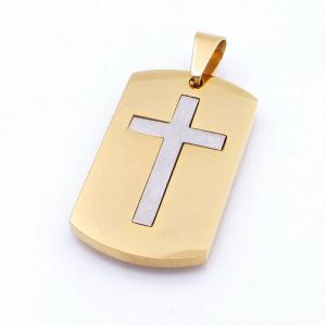 Stainless Steel Gold-plating Pendant - KP117674-HR