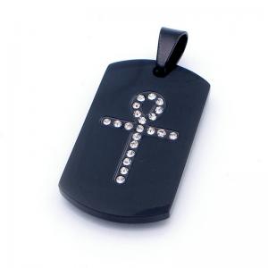 Stainless Steel Black-plating Pendant - KP117684-HR