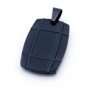 Stainless Steel Black-plating Pendant - KP117691-HR