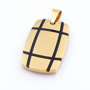 Stainless Steel Gold-plating Pendant - KP117692-HR