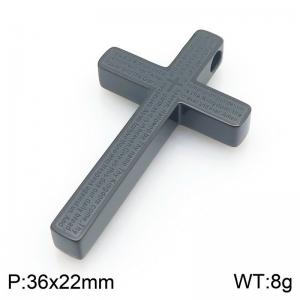 Stainless Steel Cross Pendant - KP117811-HR