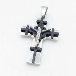 Stainless Steel Cross Pendant - KP117979-HR