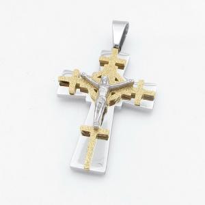 Stainless Steel Cross Pendant - KP117980-HR