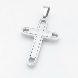 Stainless Steel Cross Pendant - KP117981-HR